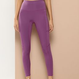 Alcis Women Solid Ankle Length Tights-picture-39