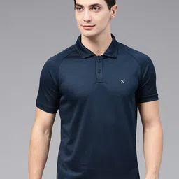HRX by Hrithik Roshan Men Navy Advanced Rapid Dry Raglan Polo T-shirt-picture-30