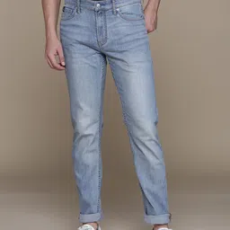 Calvin Klein Jeans Men Blue Slim Fit Heavy Fade Stretchable Jeans-picture-14