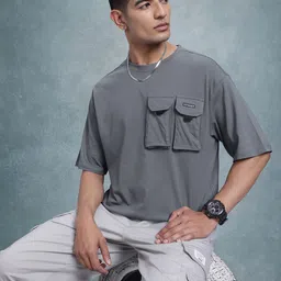 The Roadster Life Co. Pure Cotton Pocket Relaxed T-shirt-picture-22