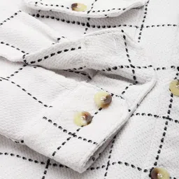 Mast & Harbour Windowpane Checked Relaxed Fit Casual Shirt image 3