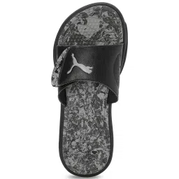 Puma Women's Comfort Softride Black Slides image 3
