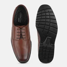 J.FONTINI Men Leather Formal Oxfords image 3