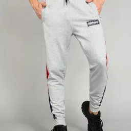 GYRFALCON Men Printed & Side Striped Cotton Mid-Rise Joggers-picture-14