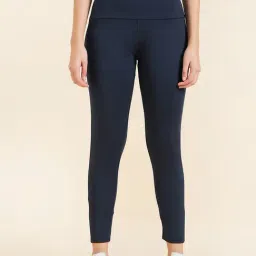 Sweet Dreams Navy Mid Rise Sports Tights-picture-23