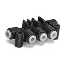 SMC KM 2 Outlet Pneumatic Manifold Fitting Push In 3 mm Push In 3 mm, KM16-04-06-3-picture-46