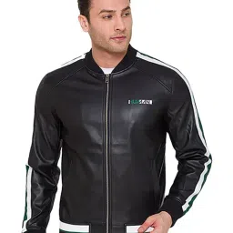 Being Human Black Regular Fit Jacket-image-49
