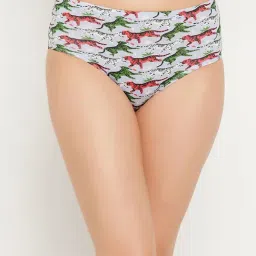 Clovia Multicolor Cotton Printed Hipster Panty-picture-16