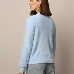 Only Blue Regular Fit Cardigan image 3