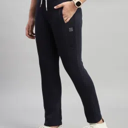 Rock.It Navy Blue Regular Fit Printed Trackpants image 3