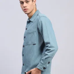 Monte Carlo Teal Blue Regular Shirt image 3
