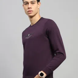 Monte Carlo Purple Regular Fit Printed T-Shirt image 3