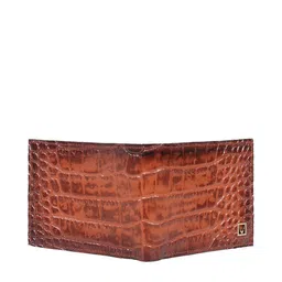 Hidesign Men Textured Leather Two Fold Wallet image 5