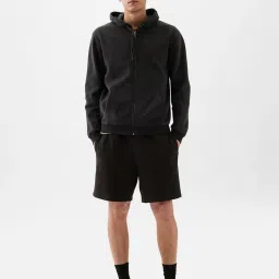 GAP Black Regular Fit Solid Shorts image 3