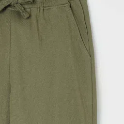 Fame Forever by Lifestyle Boys Olive Cotton Printed Track Pants image 3