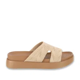 Metro Women's Beige Casual Sandals image 3