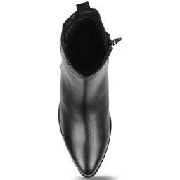 Mochi Women's Black Casual Booties image 3