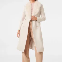Forever New Off White Coat-image-4