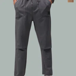 MADSTO Men Pack Of 2 Solid Mid-Rise Flat-Front Regular Cotton Trousers-picture-14