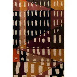 Indie Eye Home Flame Handmade New Zealand Wool Rug (3 Ft x 5 Ft)-picture-10