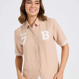 Styli Beige Printed Shirt-picture-32