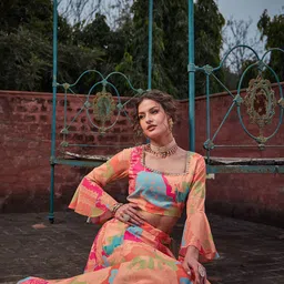 Shae by SASSAFRAS Printed Ready to Wear Lehenga & image 4