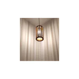 symplify Casa Brown Solid Wood Single Hanging Light image 3