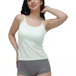 Amul Comfy Women's Cotton LightColor Plain/Solid Slips with Adjustable Straps - Pack of 4-picture-31