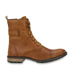 Delize Men's Tan Derby Boots image 2