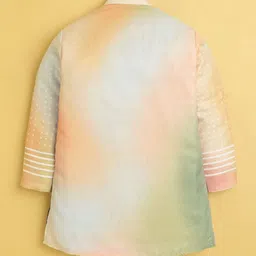 BAESD Boys Floral Printed Regular Kurta with Pyjamas image 4