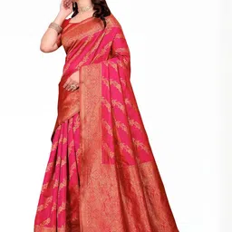 KANOODA Woven Design Banarasi Saree image 5