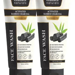 Multani Naturals Set Of 2 Activated Bamboo Charcoal Face Wash - 100 ml Each-picture-32