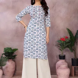 Rangita Women Geometric Printed Casual Straight Kurta-image-77