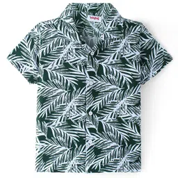 Babyhug Cotton Viscose Woven Half Sleeves Resort Colla-picture-20