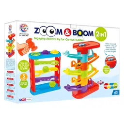 Ratnas Zoom & Boom Dual Track Set - Red-picture-11