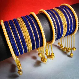 RIJOLI Blue Alloy Bangle-picture-34