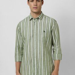 Van Heusen Sport Men Slim Fit Opaque Striped Casual Shirt-picture-13