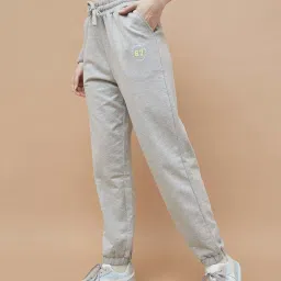 KAPPA Grey Cotton Solid Pants image 3