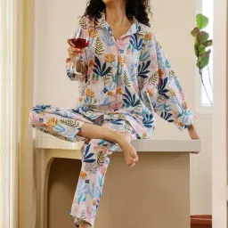 SAY Multi Printed Pyjamas Set image 3