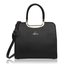 Lavie Melora Black Synthetic Solid Handbag image 3