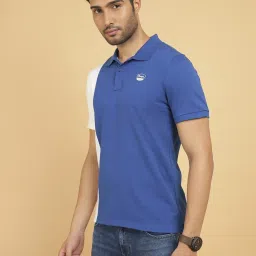 Wrangler Blue Cotton Regular Fit Printed T-Shirt image 3
