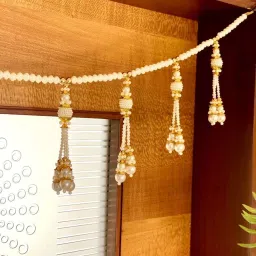 Mason Home Multicolor Beads & Motis Festive Floral Toran image 3