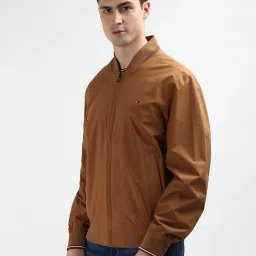 Tommy Hilfiger Yellow Regular Fit Bomber Jacket image 3