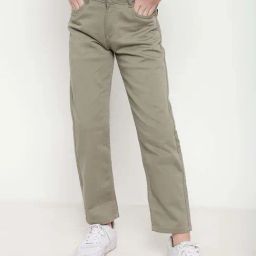 Octave Kids Light Olive Cotton Regular Fit Jeans-picture-42