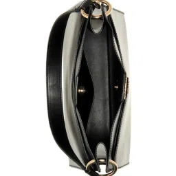 GUESS Black Basilea Medium Girlfriend Satchel image 3