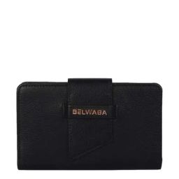BELWABA Black Solid Bi-Fold Wallet for Women-picture-46