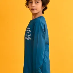 Anthrilo Boys Blue Graphic T-Shirt image 3