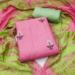 Rangtulika Ethnics Embroidered Unstitched Dress Material-picture-38