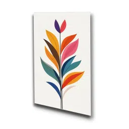 Nestroots Bouquet of Colorful Flowers White Frame Floral Canvas Wall Painting - Set of 4 image 3