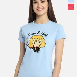 Dreambe Women Typography Printed T-shirt-picture-12